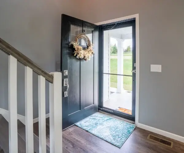 Storm Door Interior View